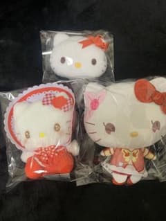 サンリオ　ハローキティちゃん　BIGぬいぐるみ&ポーチ　セット　タグ付きのサムネイル