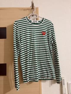 PLAY COMME des GARCONS 長袖 ボーダー Tシャツ L - メルカリ
