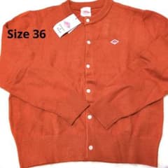 DANTON ダントン カーディガン 36 ウール100% 新品 オレンジ - メルカリ
