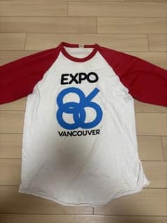80s EXPO 86 VANCOUVER ラグラン Tシャツのサムネイル