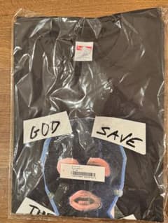 Supreme God Save The Queen Tee ブラック Mのサムネイル