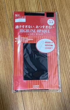 HIGHLINE OPAQUE ブラック ストッキング M-Lのサムネイル
