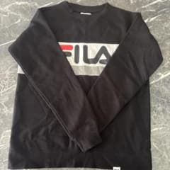 FILA 黒 スウェット トレーナーのサムネイル
