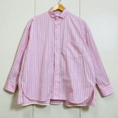 25年製 美品 TICCA ティッカ スクエアビッグシャツ ストライプ - メルカリ