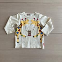 MIKI HOUSE 長袖Tシャツ キリン柄のサムネイル