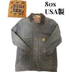 希少・USA製】80s BIG BEN デニムカバーオール 裏地ブランケット