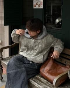 yolo ファージャケット　グレー　Mのサムネイル