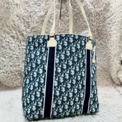 【美品】ディオール トートバッグ トロッター ブルー ナンバー 美品】ディオール トートバッグ トロッター ブルー ナンバー - メルカリ