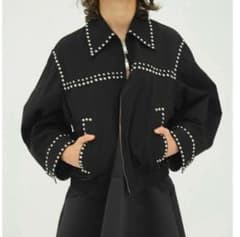 新品CLANE W COLOR STUDDED DRIZZLER JACKET - メルカリ