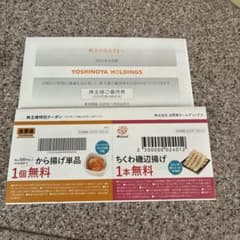吉野家 株主優待券 500円✖️4枚