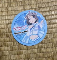러브라이브 선샤인 Aqours Youme cafe 코스터 와타나베 요우