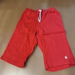 PETIT BATEAU ハーフパンツ5分丈　レッド 140