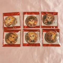 鬼滅の刃 無限列車編・遊郭編 絵巻カフェ 第一期くじ引き缶バッジ 煉獄