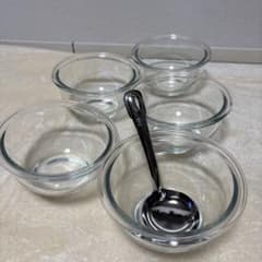 結婚式　サンドセレモニー用ガラス容器　５つセット＋お玉　ウェディングのサムネイル