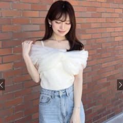 GRL ツイストチュールニットキャミソールのサムネイル