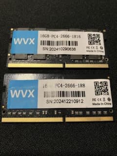 SKhynix DDR4 8GB×2枚（16GB）PC4-2666 SODIMMのサムネイル