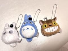 トトロ ぬいぐるみマスコットキーチェーン 3点セット　がま口のサムネイル