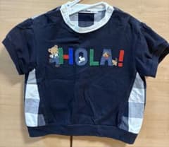 familiar HOOLA!刺繍 半袖 Tシャツ 90サイズ - メルカリ