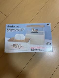 リラックマ クリアティッシュケース ティッシュボックス