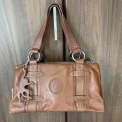 Rare Kipling genuine leather bag