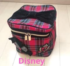 Disney Minnie バニティポーチ チェック柄のサムネイル