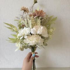 ウェディングブーケ 造花 ナチュラル系のサムネイル