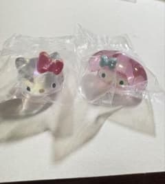 サンリオ オーロラクリアリング 2個セット ハローキティ マイメロディのサムネイル