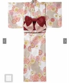 GRL浴衣セット、髪飾り、帯飾りのサムネイル
