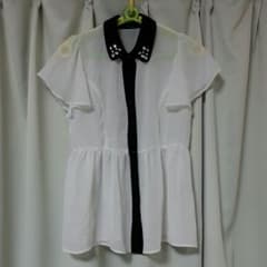 2着で￥1000！！ シースルー☆ ぺプラムトップスのサムネイル
