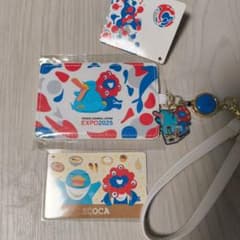 万博記念 ICOCA＋合皮パスケース - メルカリ