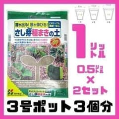 園芸用土】「さし芽・種まきの土」1L 多肉植物や花にオススメの高品質