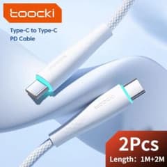 タイプCケーブル 2本セット 1m 2m 60W type-C 急速充電 コードのサムネイル