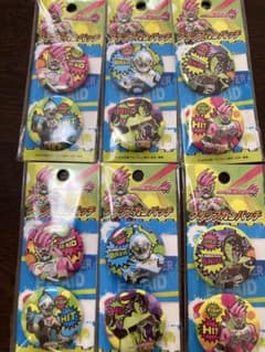 新品未使用品！！仮面ライダー エグゼイドクリップ缶バッジ 2個入り×6