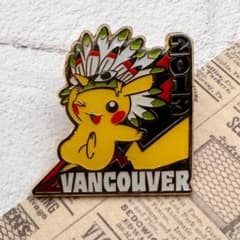 海外希少品! 】バンクーバー 世界大会 ポケモン金属製 ピンバッジ