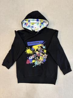 スプラトゥーン3 パーカー キッズ ブラック 160cmのサムネイル
