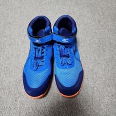 Mizuno ハイカット安全靴 青色のサムネイル