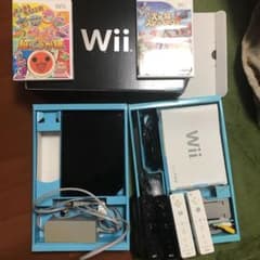 wii本体+コントローラー4本+スマブラ+太鼓の達人のサムネイル