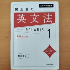 大学入試問題集 関正生の英文法ポラリス[1 標準レベル]のサムネイル