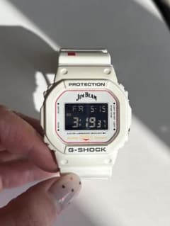 G-SHOCK JIM BEAM ホワイト腕時計 非売品】G-SHOCK Jim Beam コラボモデル デジタル腕時計 - メルカリ