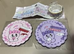 くら寿司☆エスターバニー♡コースター＆マスキングテープ☆ビックらポンのサムネイル