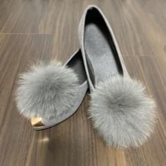*新品*ファー付きローヒールパンプス♡のサムネイル