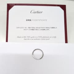 ほぼ未使用　Cartier プラチナ　ダムール　 リングのサムネイル