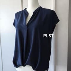 Thumbnail of 極美品　PLST プラステ　 異素材ミックス半袖カットソー　　ブラウス　トップス