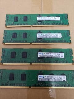 サムソン　SAMSUNG DDR3 メモリ　PC3 10600R 2GB 4枚のサムネイル