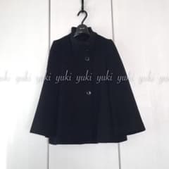 ANAYI アンゴラビーバー スタンドカラー ショートコート 黒 - メルカリ