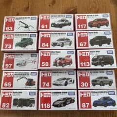 トミカ ミニカー 15種類セットのサムネイル