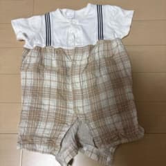 Cottoli ロンパース チェック柄のサムネイル