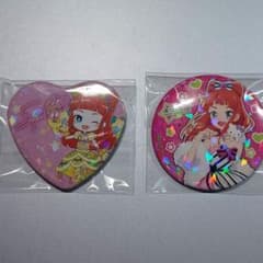 アイカツスターズ! グリッターガラポン ハート型 缶バッジ 早乙女あこ アイカツスターズ 早乙女あこ 缶バッジ サンリオ 衣装展 - メルカリ