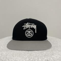 Stussy ステューシー キャップ 帽子 ブラック グレーのサムネイル