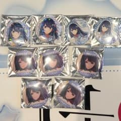추심의 아이 카라 철 홀로그램 캔 배지 반짝이 캔 배지 A box 쿠로카와 아카네